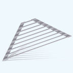 Triangle Roll-Up Dish Drying Rack