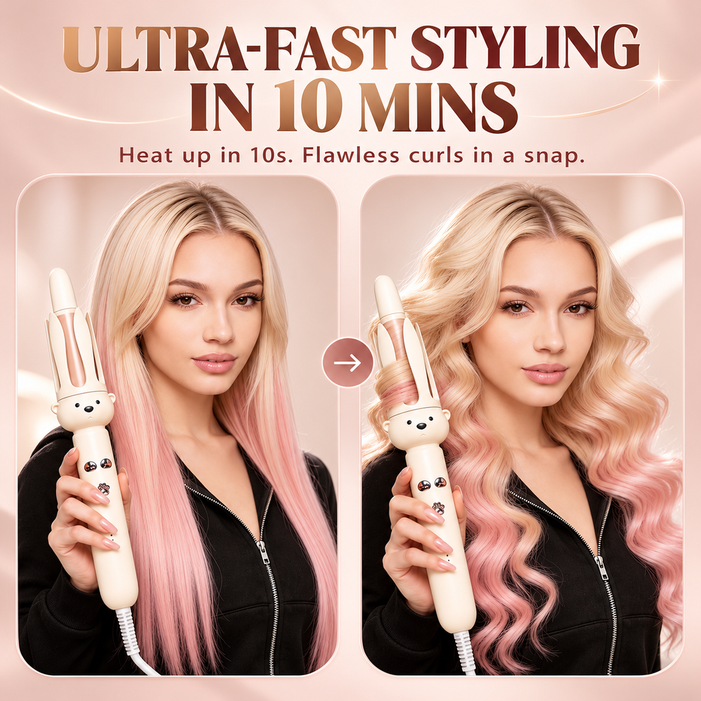 Automatic Rotating Hair Curler