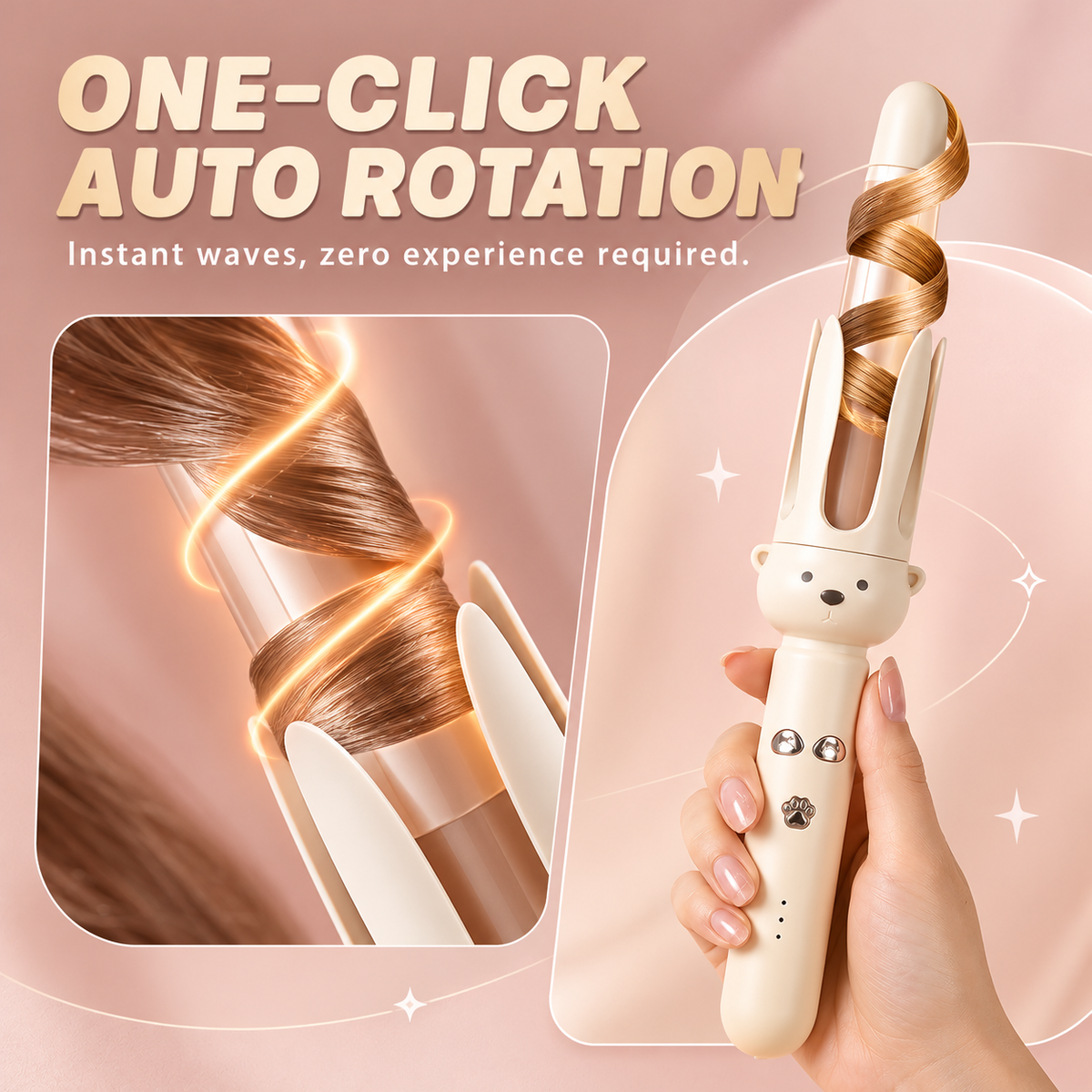 Automatic Rotating Hair Curler