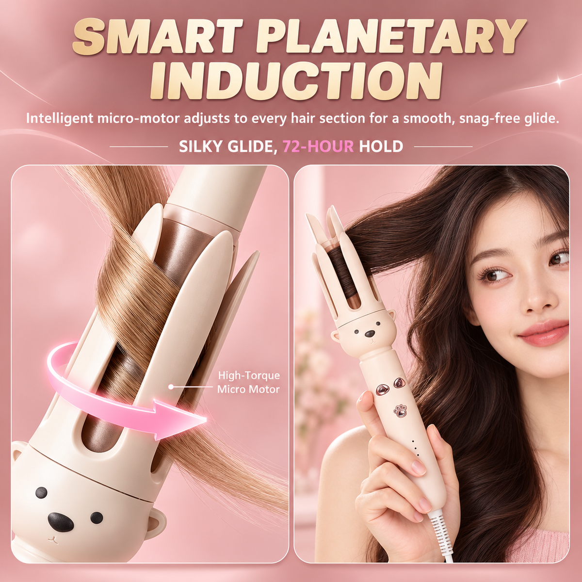Automatic Rotating Hair Curler