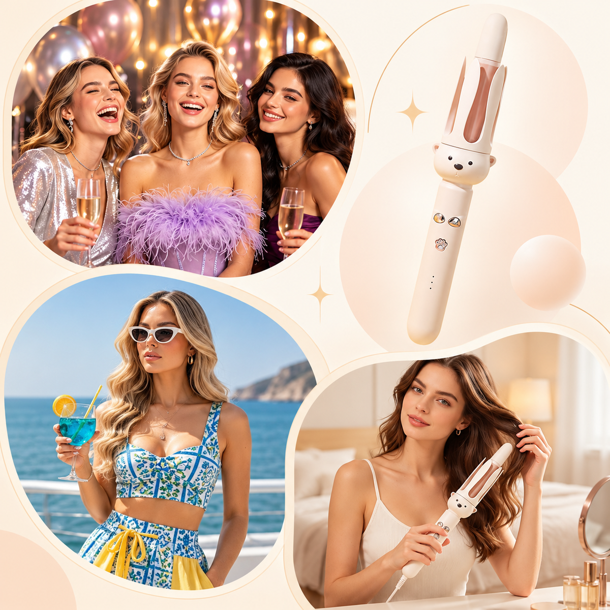 Automatic Rotating Hair Curler