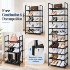 10-Tier Shoe Rack Organizer