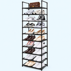 10-Tier Shoe Rack Organizer