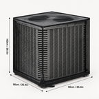 Breathable Outdoor AC Unit Mesh Cover