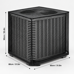 Breathable Outdoor AC Unit Mesh Cover