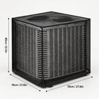 Breathable Outdoor AC Unit Mesh Cover