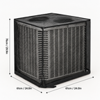 Breathable Outdoor AC Unit Mesh Cover