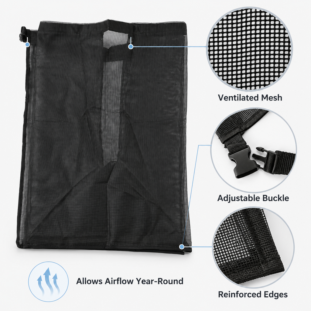 Breathable Outdoor AC Unit Mesh Cover