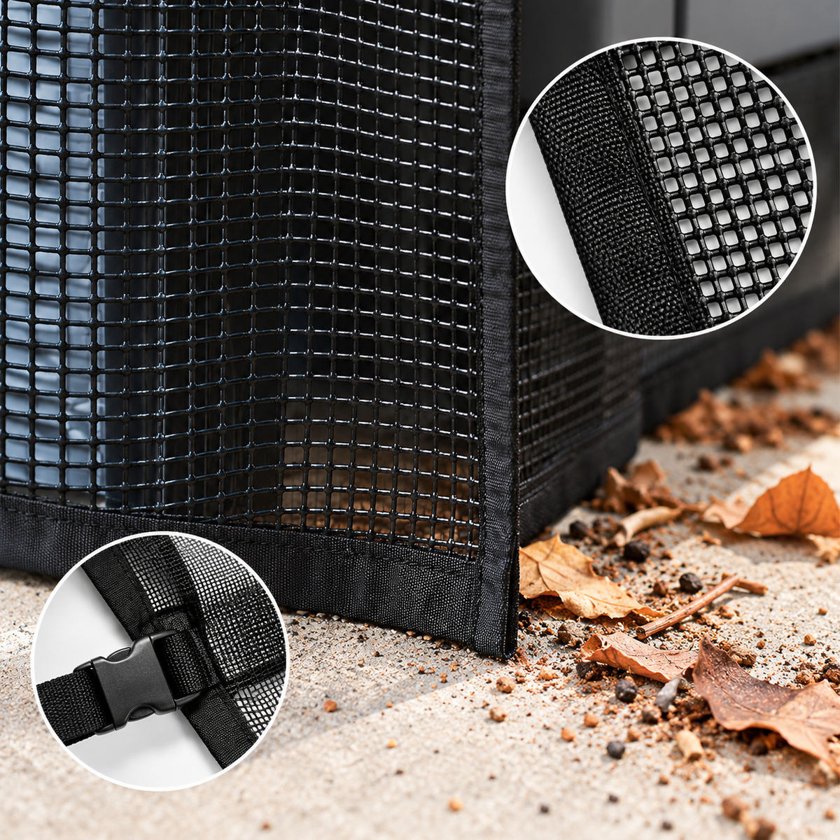 Breathable Outdoor AC Unit Mesh Cover