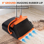 Long Handle Broom & Dustpan Set
